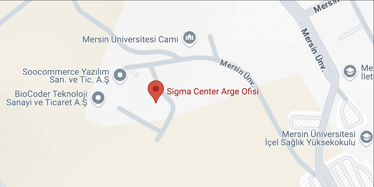 Mersin Arge Ofis harita